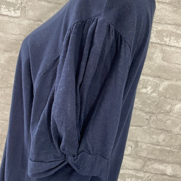 Maurices Blue Twist Puff Sleeve Tee - Picture 4 of 7